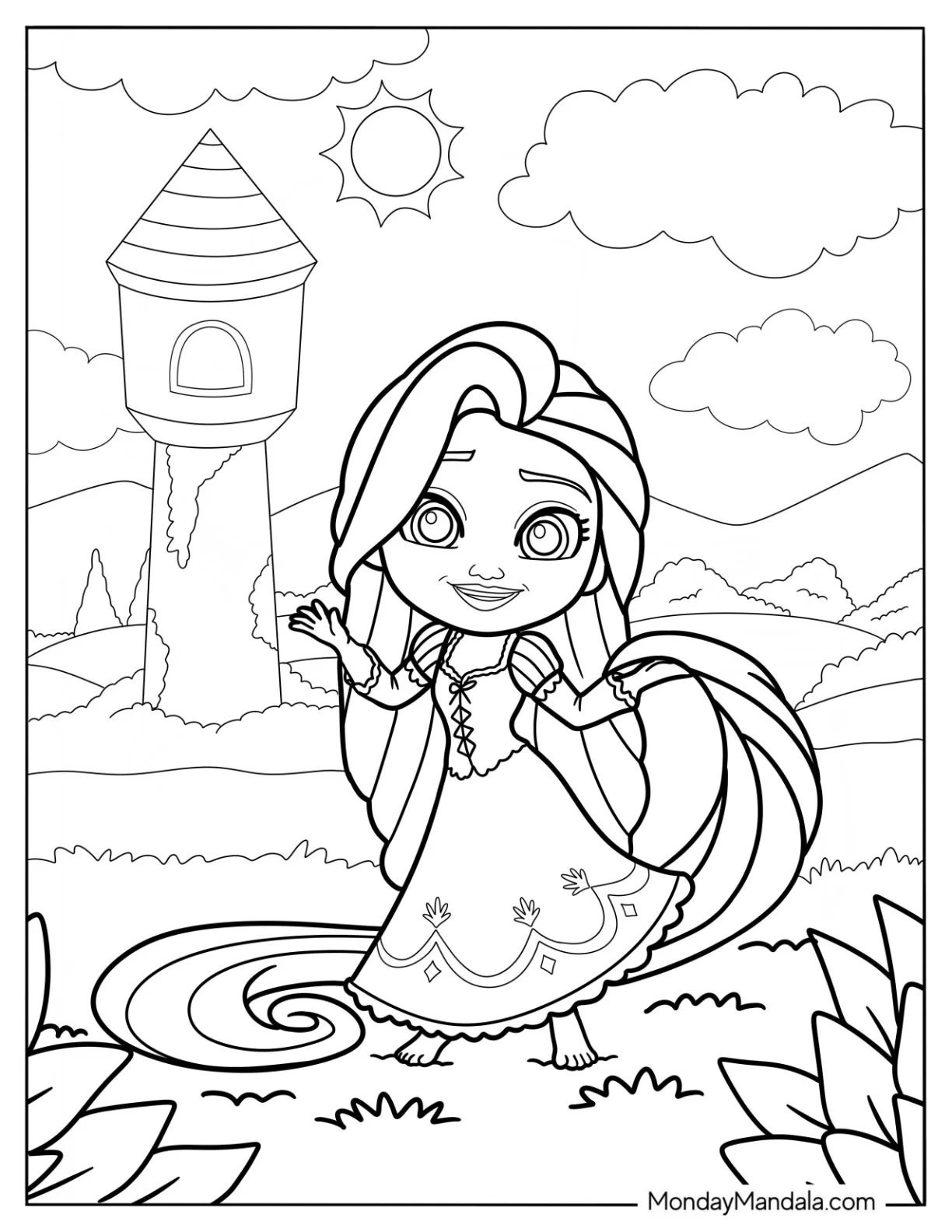 22 Cute Disney Coloring Pages Free PDF Printables 22 Cute Disney Coloring Pages Free PDF Printables