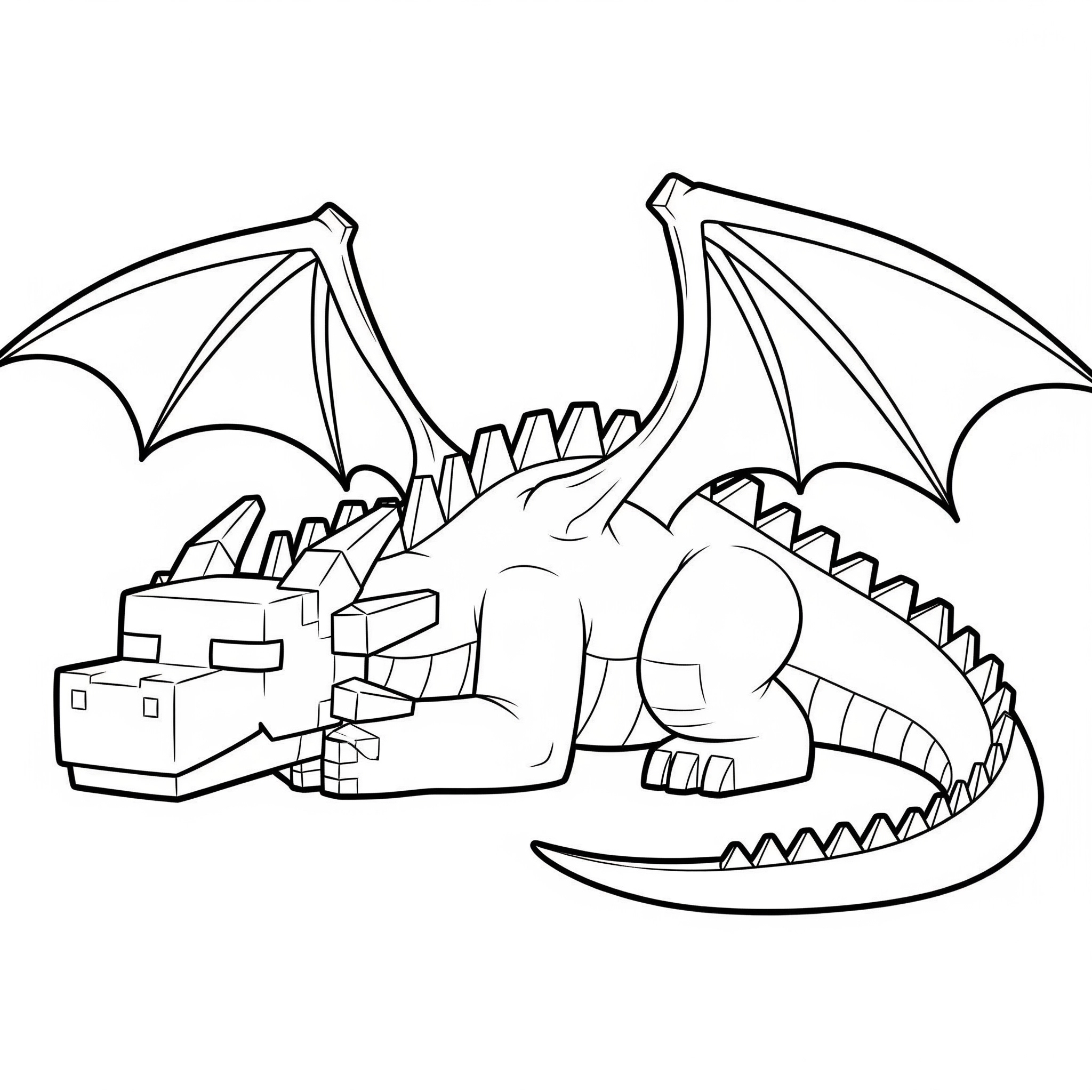 22 Designs Ender Dragon Coloring Pages Disegnidacoloraremondo
