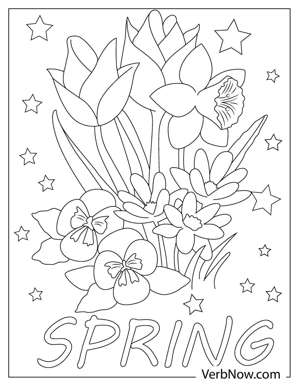 22 Free Spring Coloring Pages For Download Printable PDF 22 Free Spring Coloring Pages For Download Printable PDF