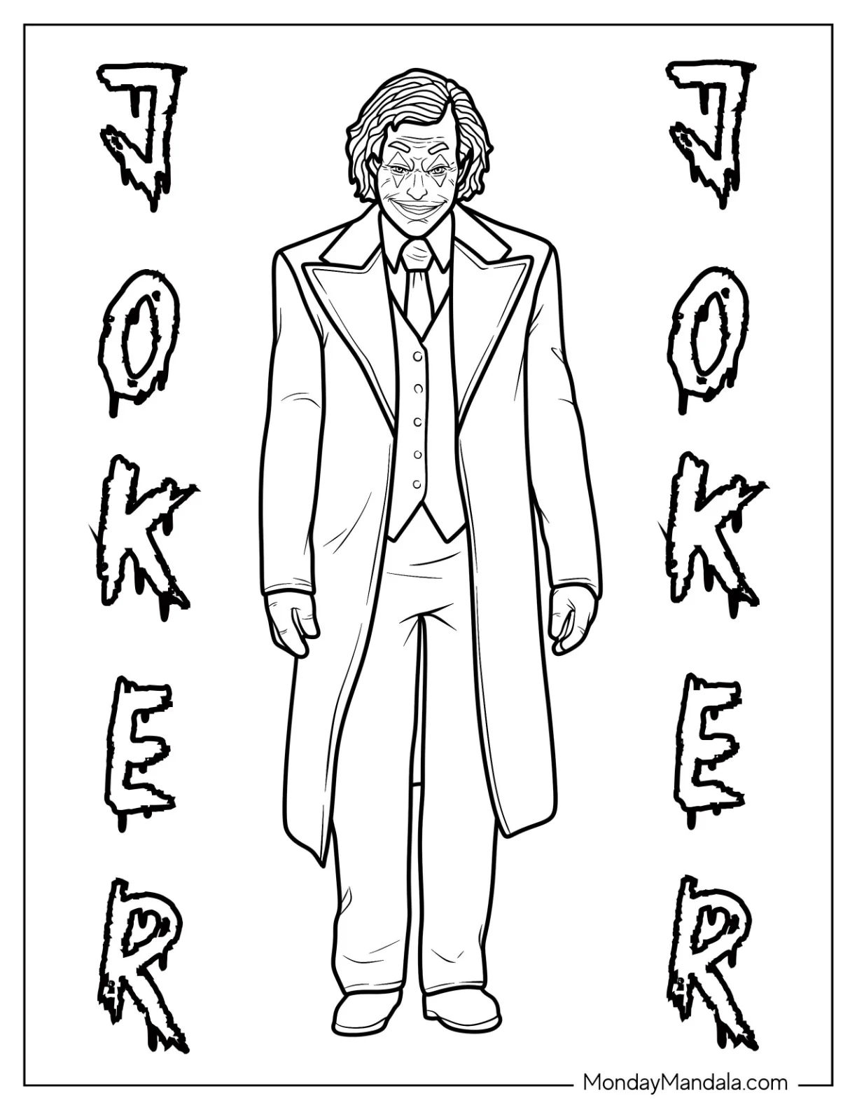 22 Joker Coloring Pages Free PDF Printables 
