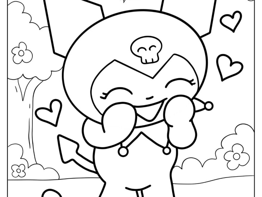 22 Kuromi Coloring Pages Free PDF Printables