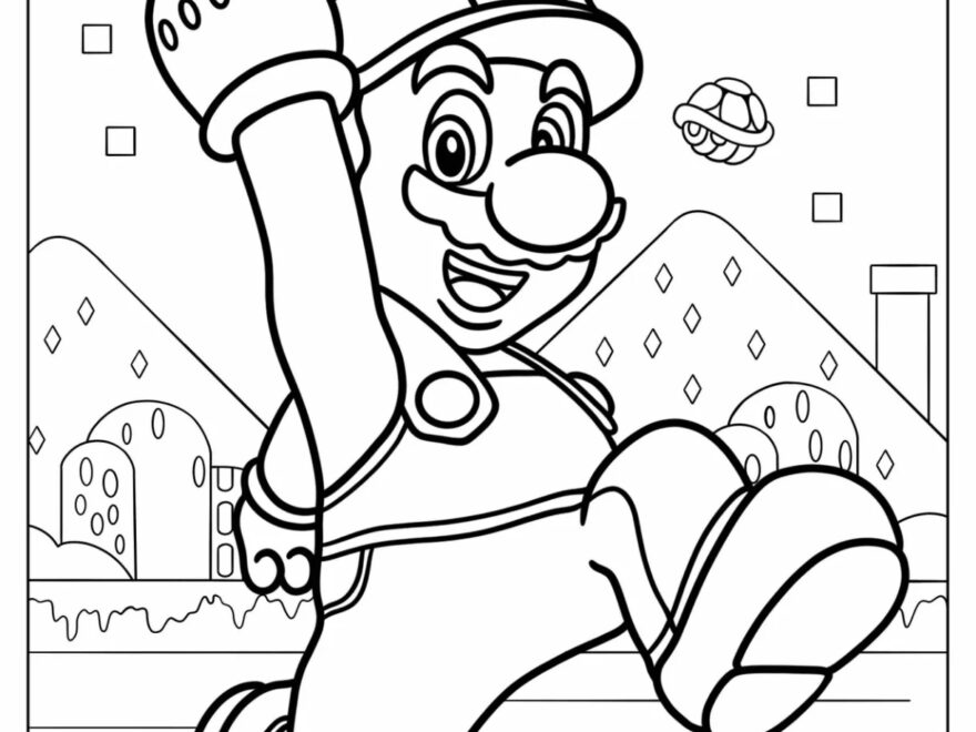 22 Nintendo Coloring Pages Free PDF Printables