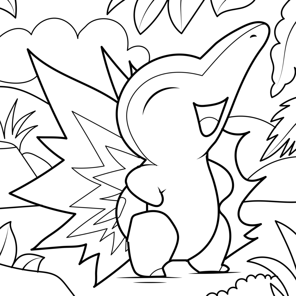 Hard Pokemon Coloring Pages