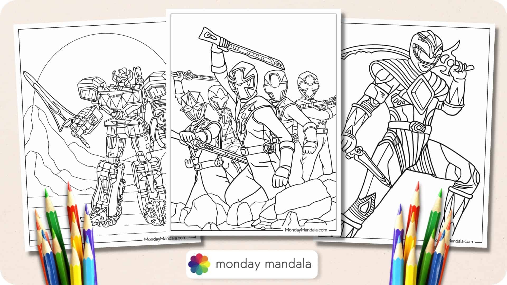 22 Power Rangers Coloring Pages Free PDF Printables 
