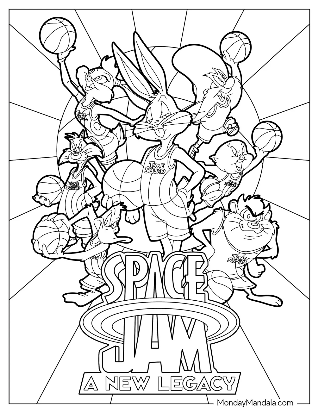 22 Space Jam Coloring Pages Free PDF Printables 22 Space Jam Coloring Pages Free PDF Printables