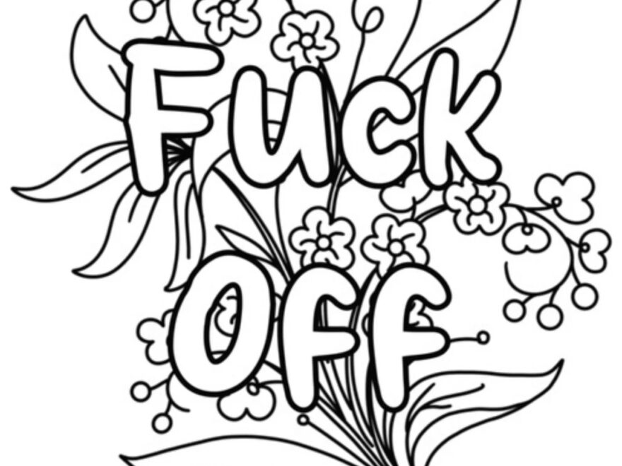 24 Adult Swear Word Coloring Pages Funny Printable Coloring Pages PDF Print JPG Digital Download Etsy