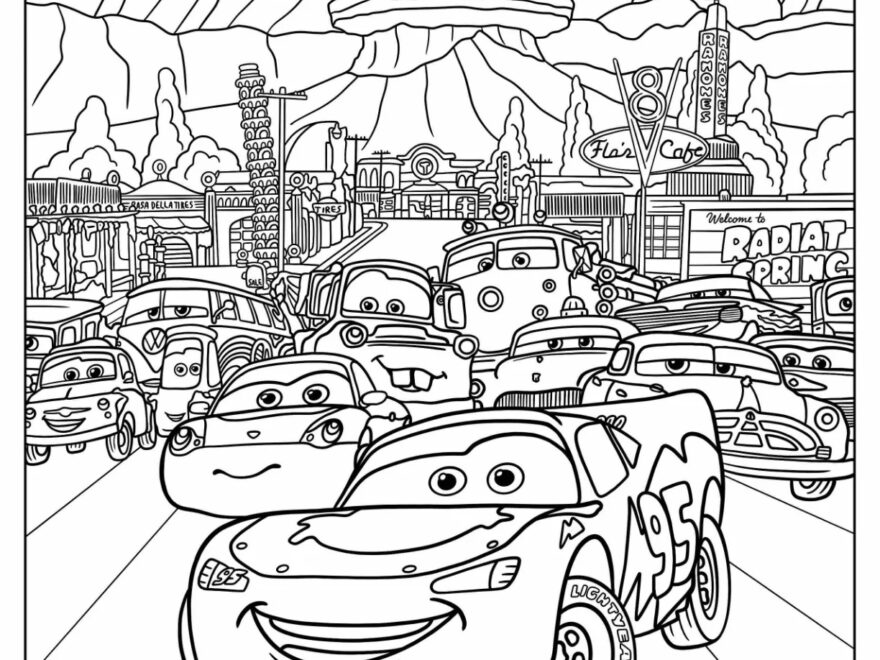24 Disney Cars Coloring Pages Free PDF Printables