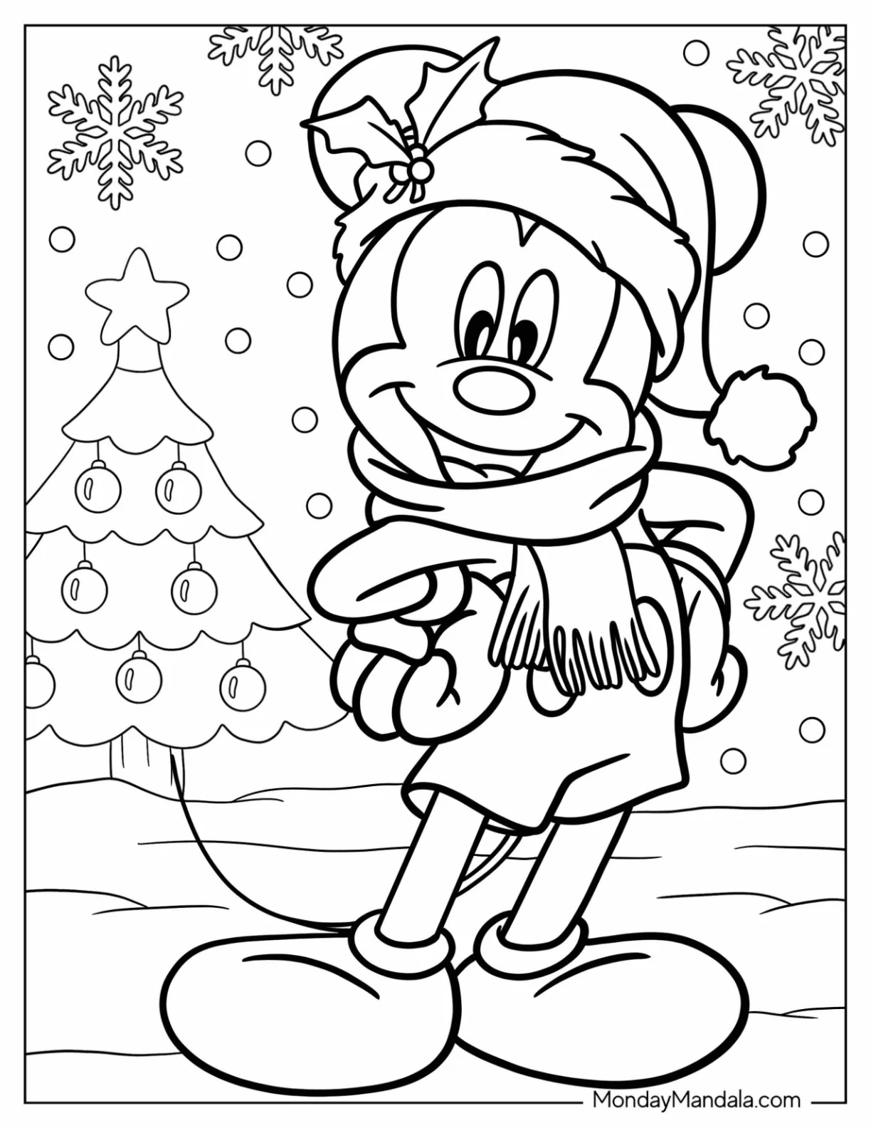 24 Disney Christmas Coloring Pages Free PDF Printables 24 Disney Christmas Coloring Pages Free PDF Printables