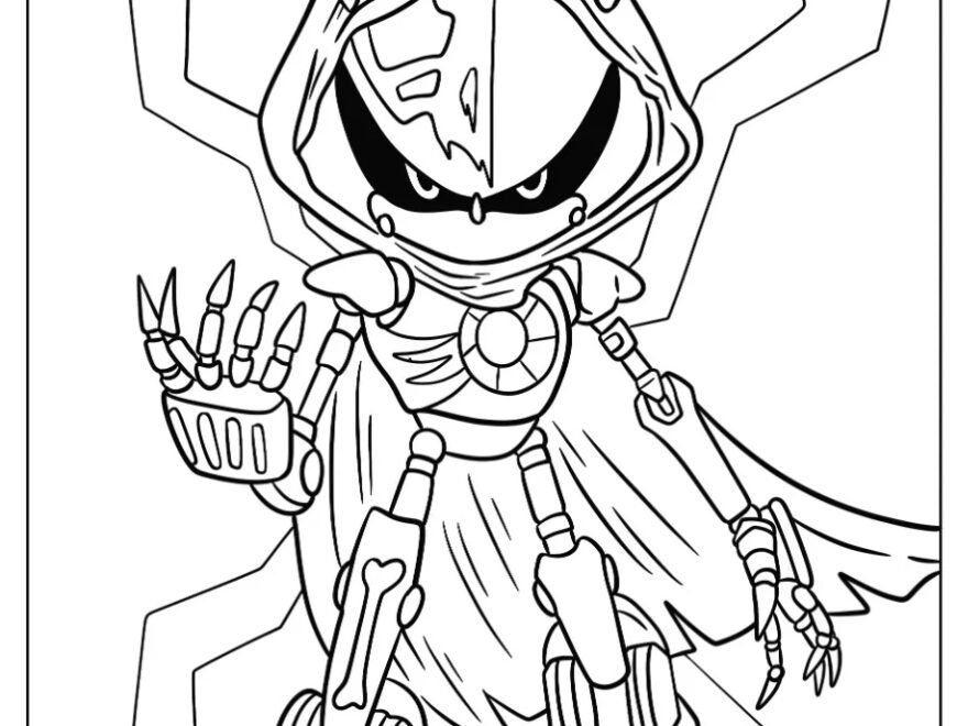 24 Metal Sonic Coloring Pages Free PDF Printables