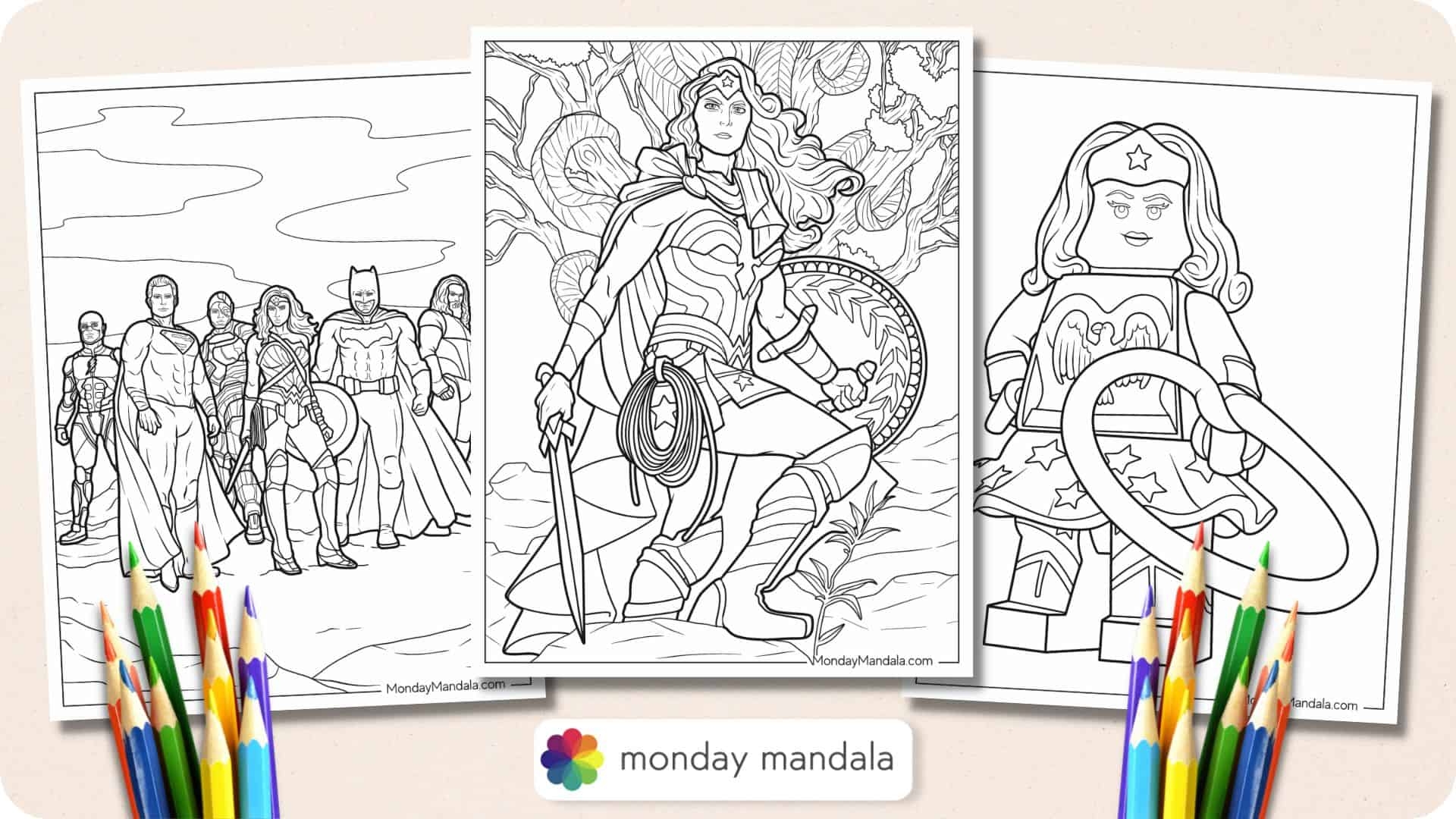24 Wonder Woman Coloring Pages Free PDF Printables 24 Wonder Woman Coloring Pages Free PDF Printables