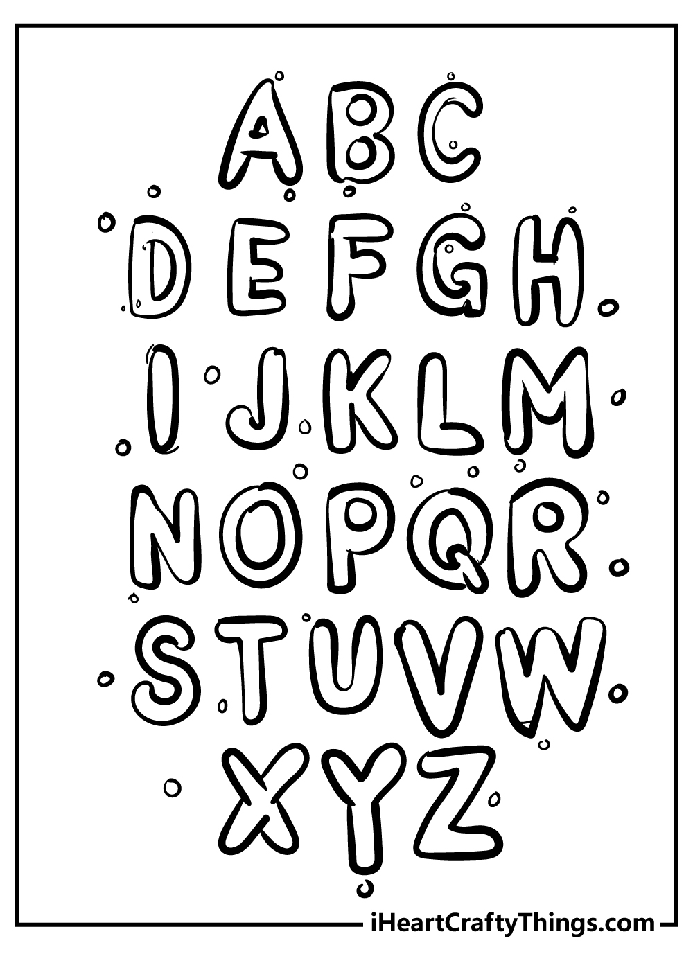25 Alphabet Coloring Pages 100 Free Printables 25 Alphabet Coloring Pages 100 Free Printables