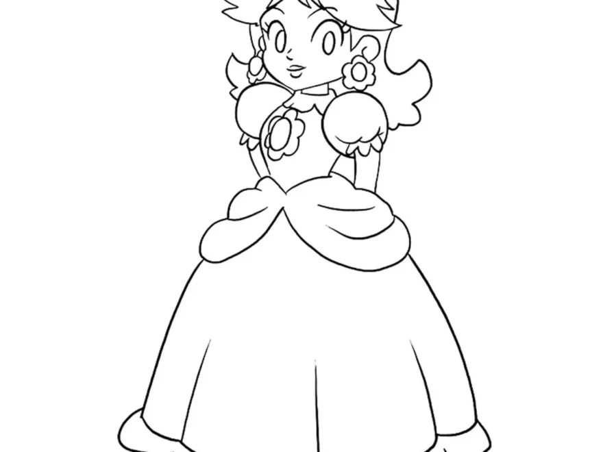 25 Best Princess Peach Coloring Pages For Your Little One