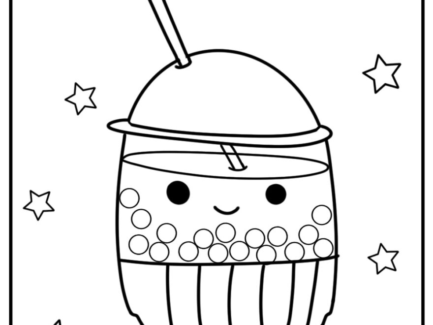 25 Boba Tea Coloring Pages 100 Free PDFs To Print