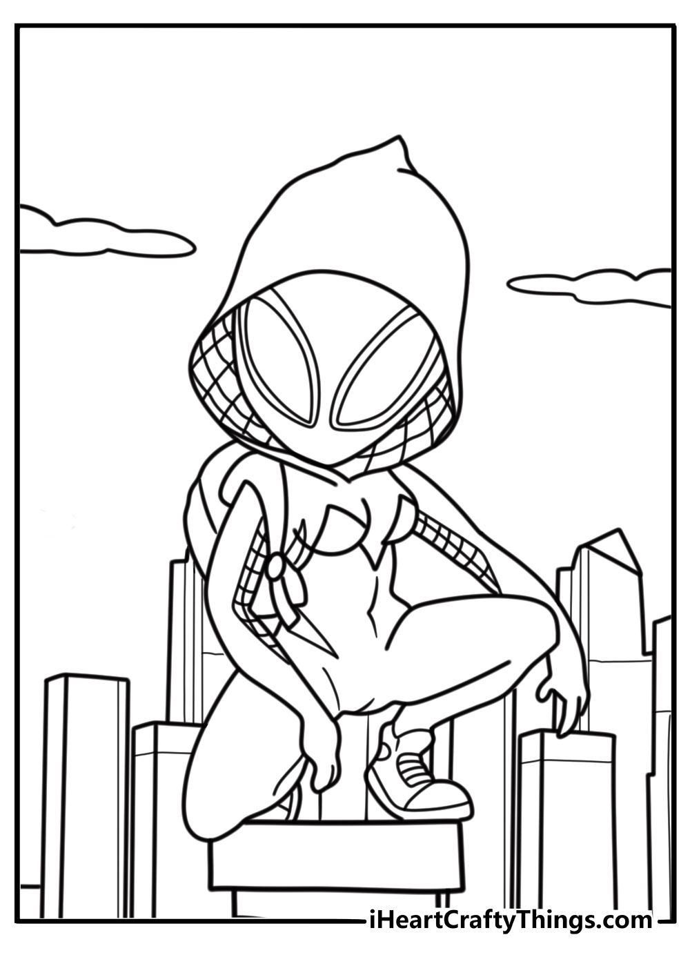 25 Free Spider Gwen Coloring Pages For Kids