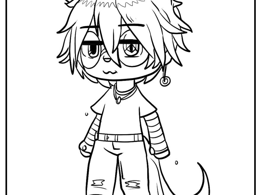 25 Gacha Life Coloring Pages Free Printable PDF For Kids