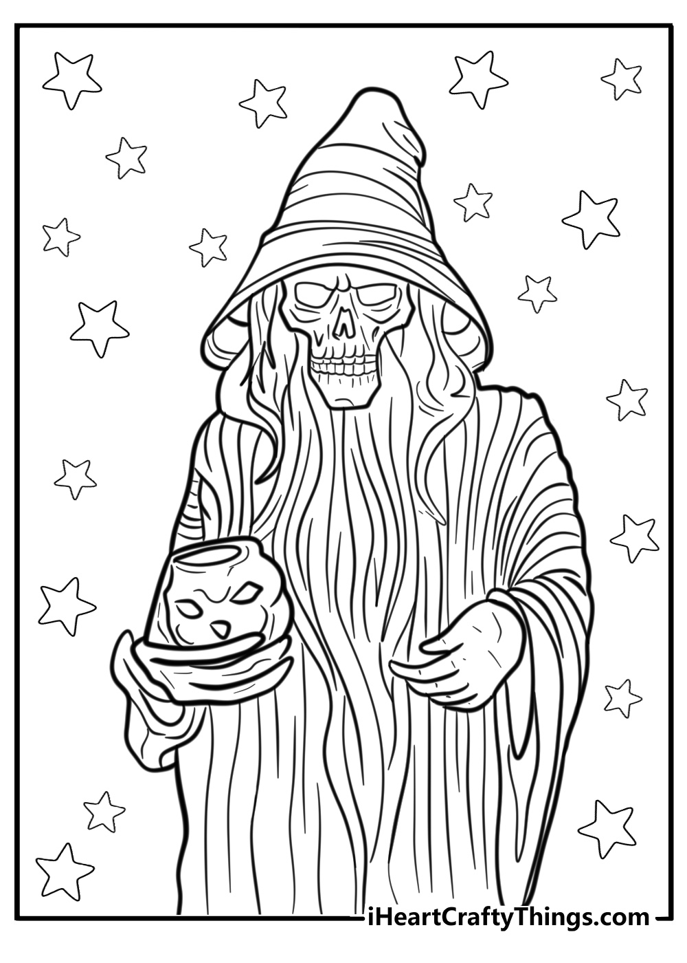 Scary Halloween Coloring Pages Adults