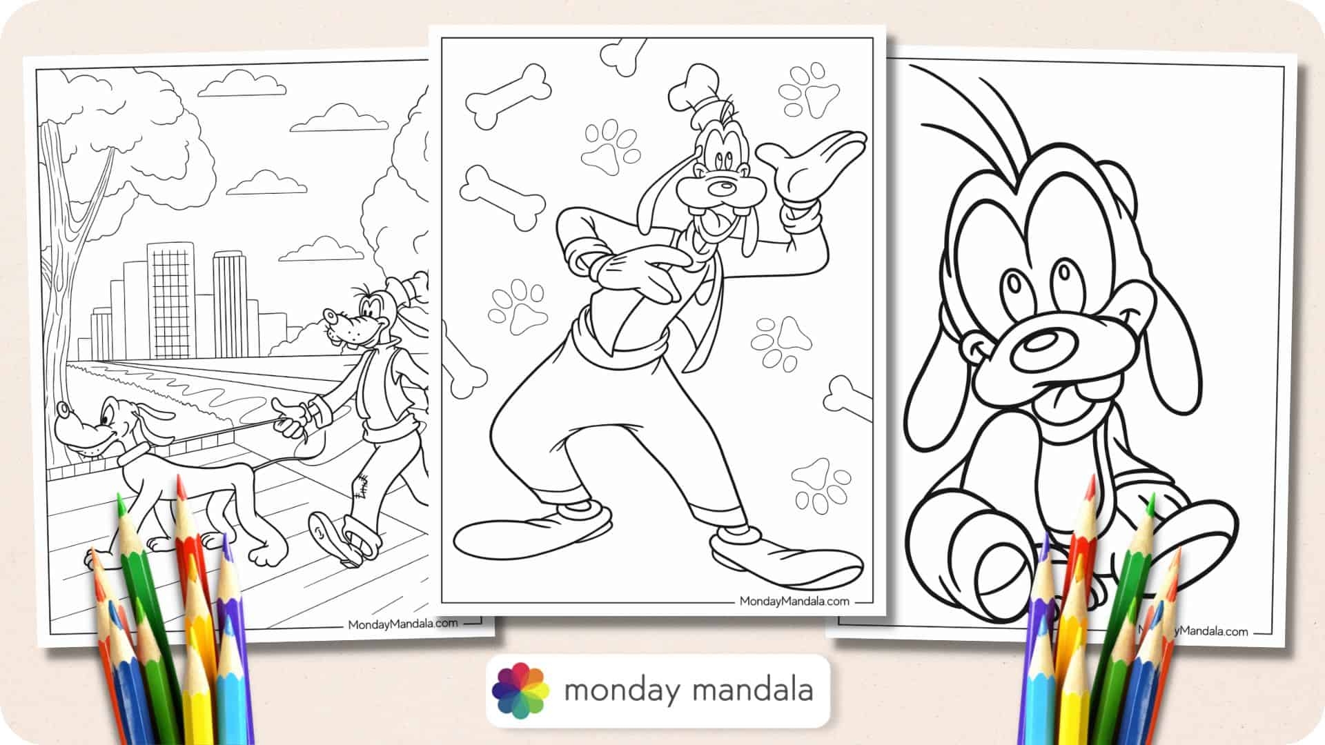 26 Goofy Coloring Pages Free PDF Printables 26 Goofy Coloring Pages Free PDF Printables
