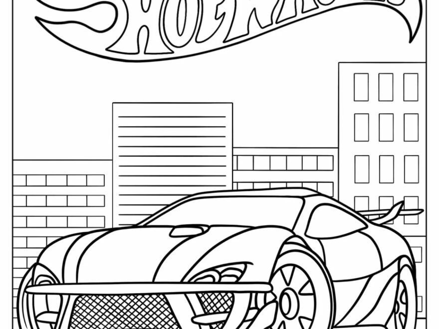 26 Hot Wheels Coloring Pages Free PDF Printables