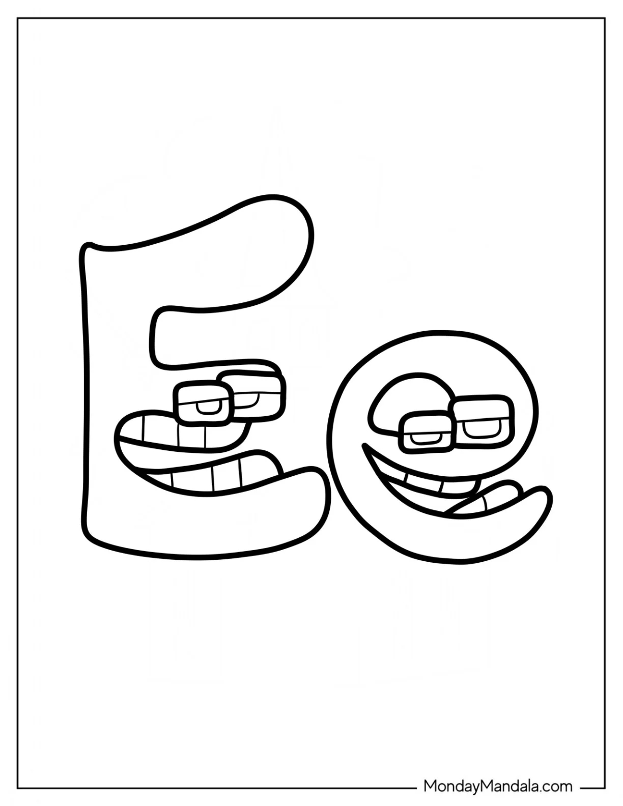 28 Alphabet Lore Coloring Pages Free PDF Printables 28 Alphabet Lore Coloring Pages Free PDF Printables