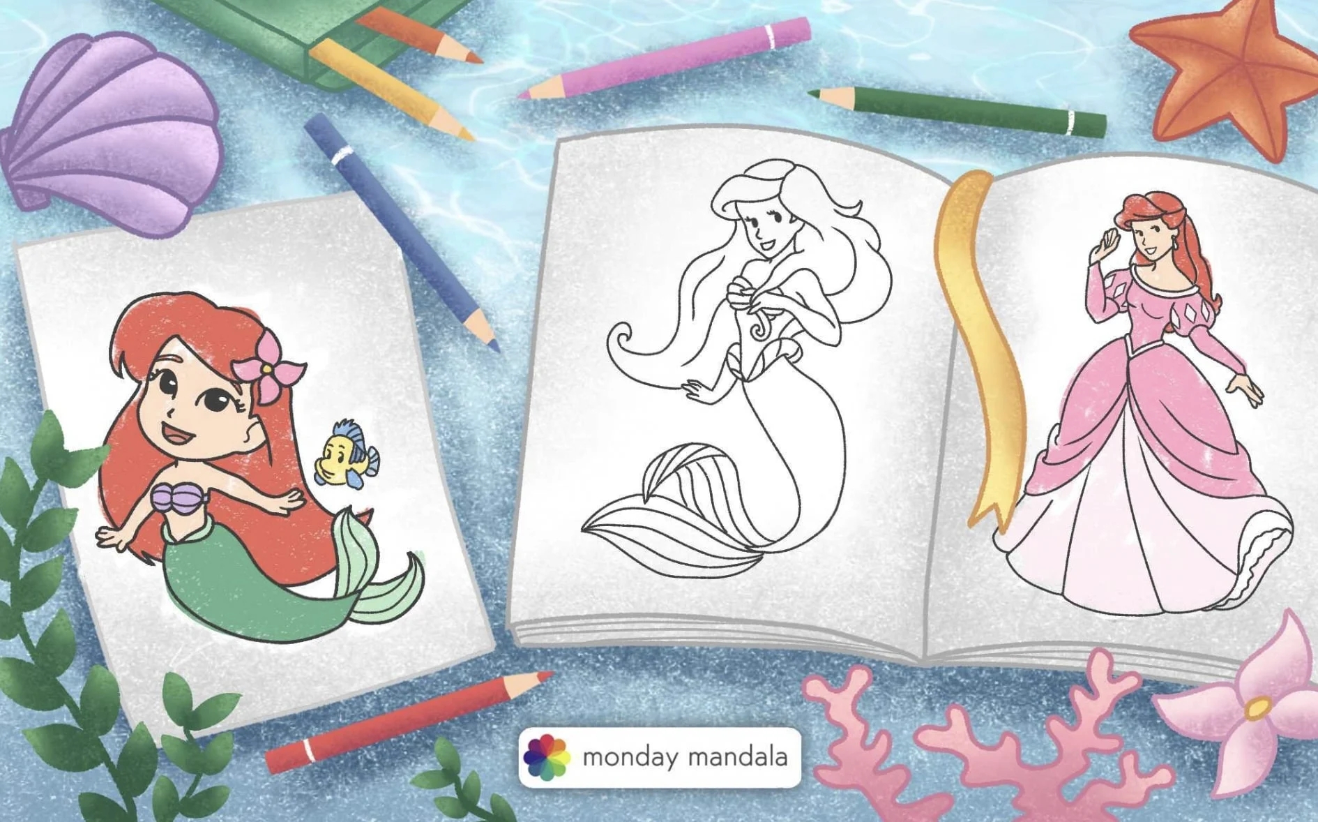 28 Ariel Coloring Pages Free PDF Printables 28 Ariel Coloring Pages Free PDF Printables