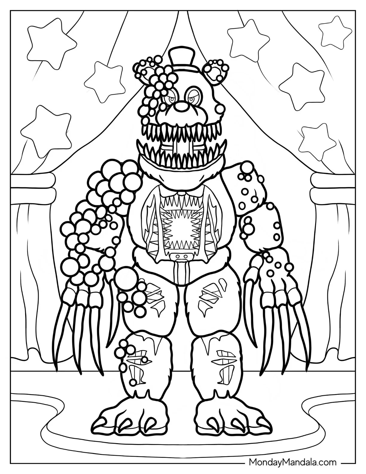 28 Five Nights At Freddie s Coloring Pages Free PDF Printables 28 Five Nights At Freddie s Coloring Pages Free PDF Printables