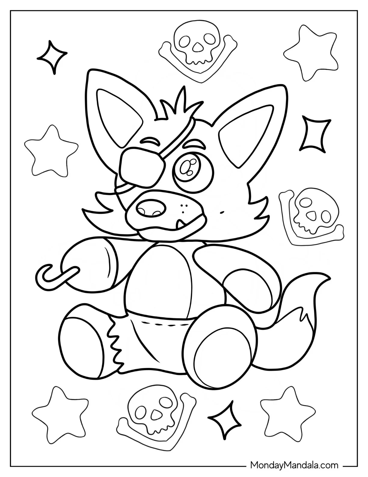 28 Five Nights At Freddie s Coloring Pages Free PDF Printables 