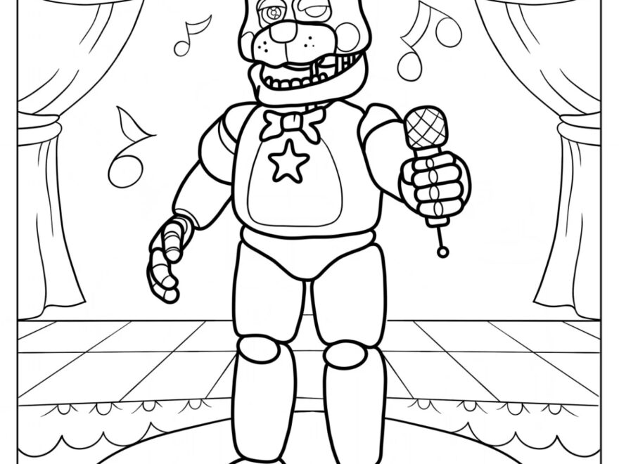 28 Five Nights At Freddie s Coloring Pages Free PDF Printables