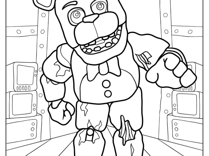 28 Five Nights At Freddie s Coloring Pages Free PDF Printables