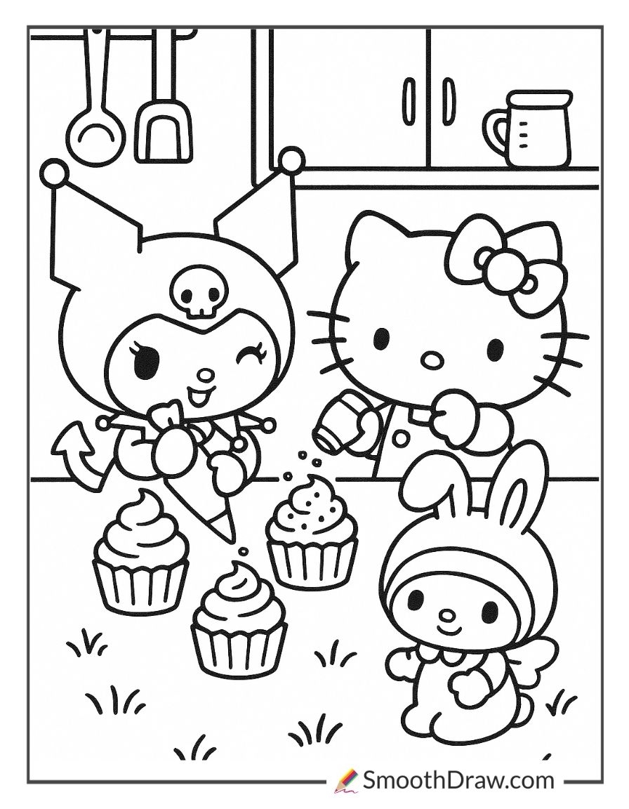 Hello Kitty Coloring Pages To Print Hello Kitty Coloring Pages To Print