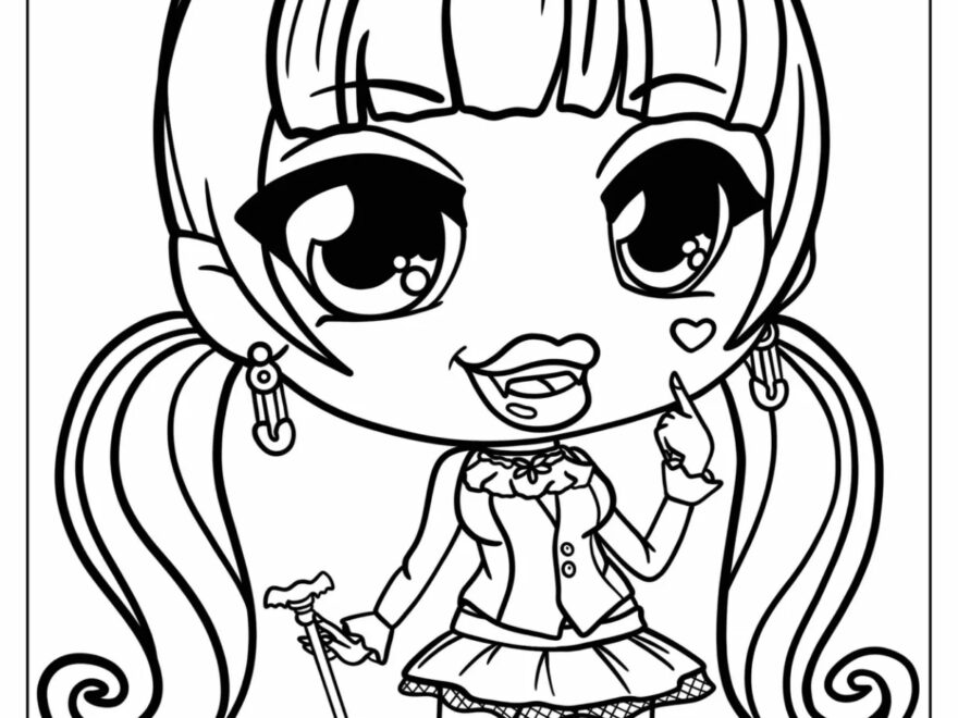 28 Monster High Coloring Pages Free PDF Printables