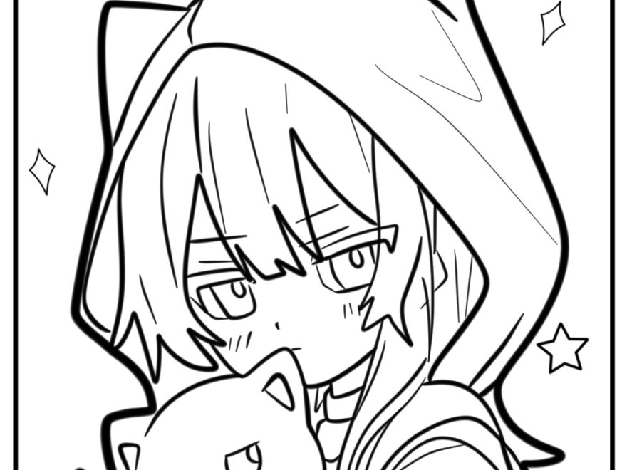 28 New Anime Girl Coloring Pages 100 Free To Print