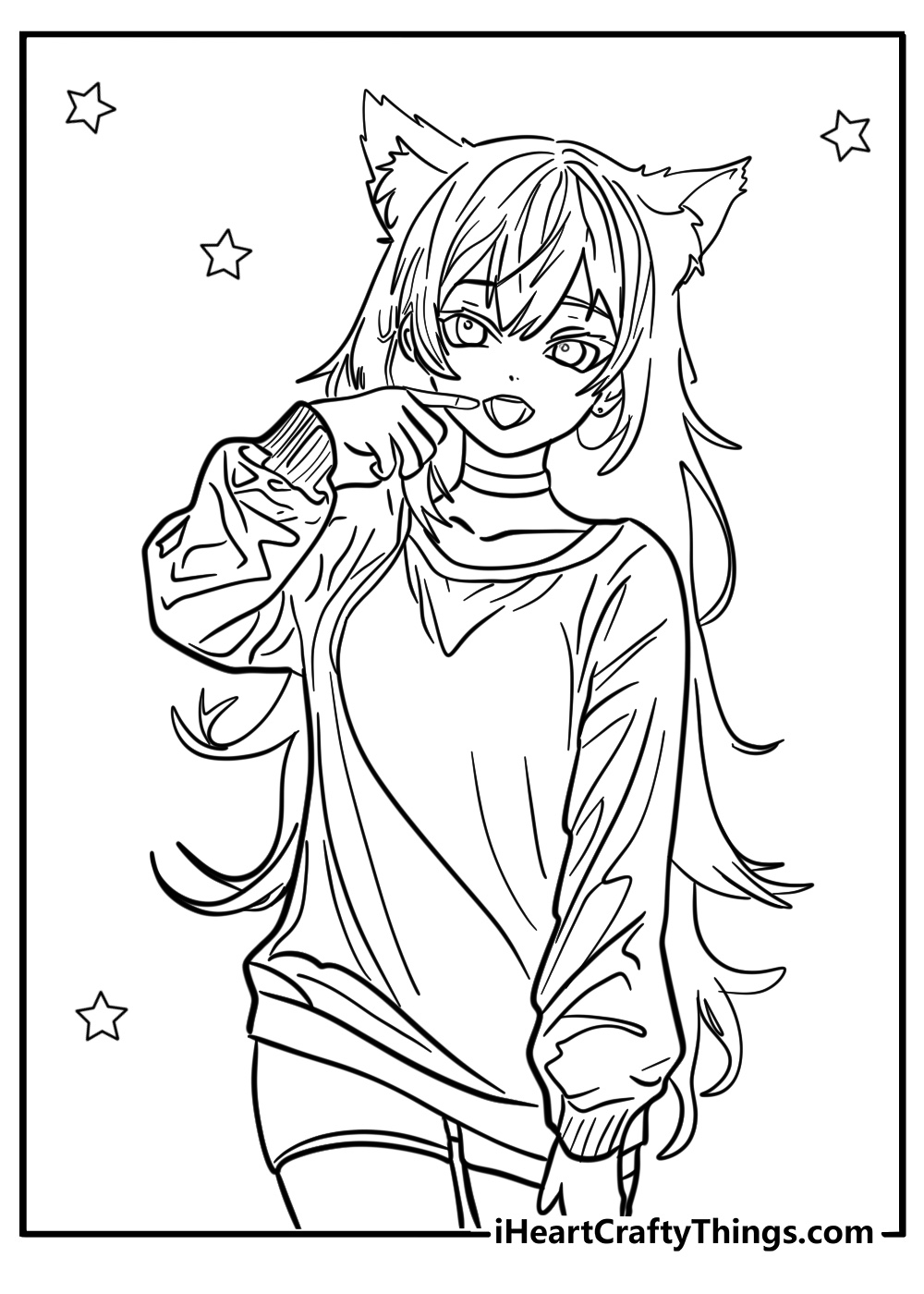 28 New Anime Girl Coloring Pages 100 Free To Print 28 New Anime Girl Coloring Pages 100 Free To Print