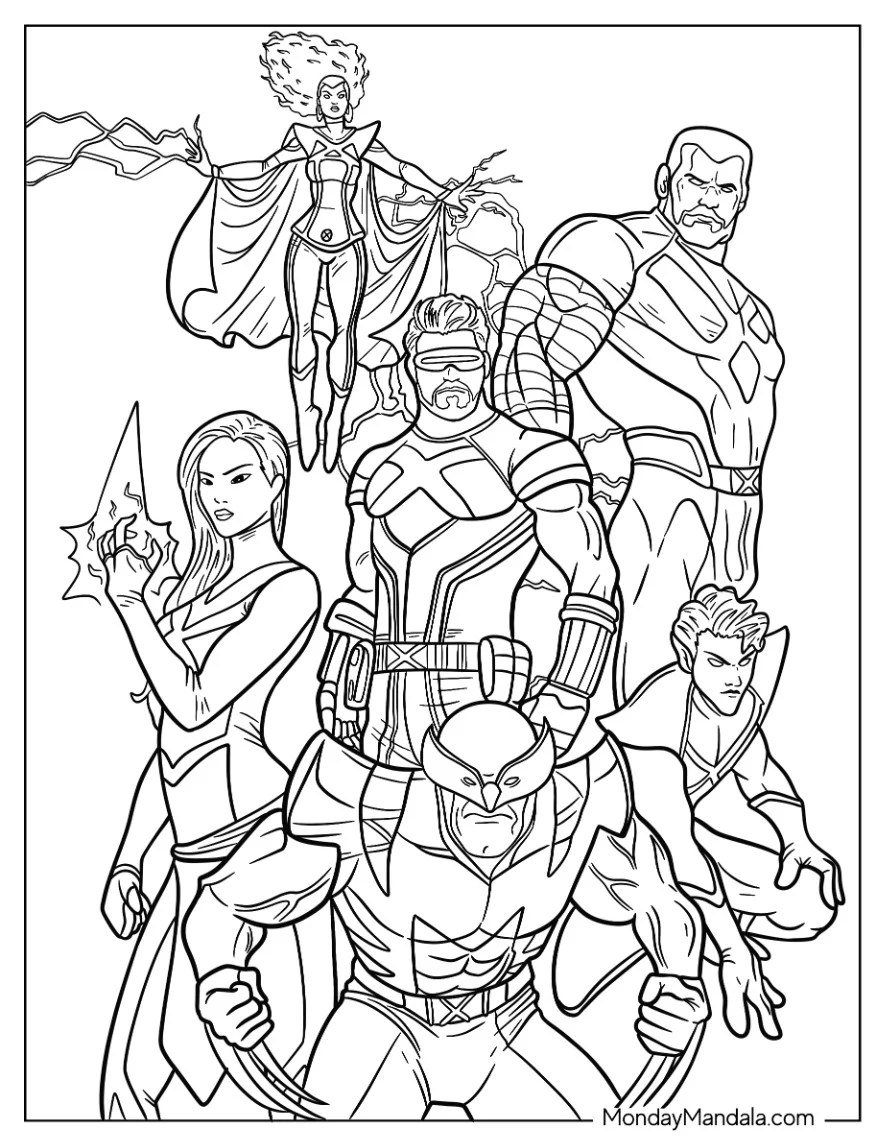 28 X Men Coloring Pages Free PDF Printables 28 X Men Coloring Pages Free PDF Printables