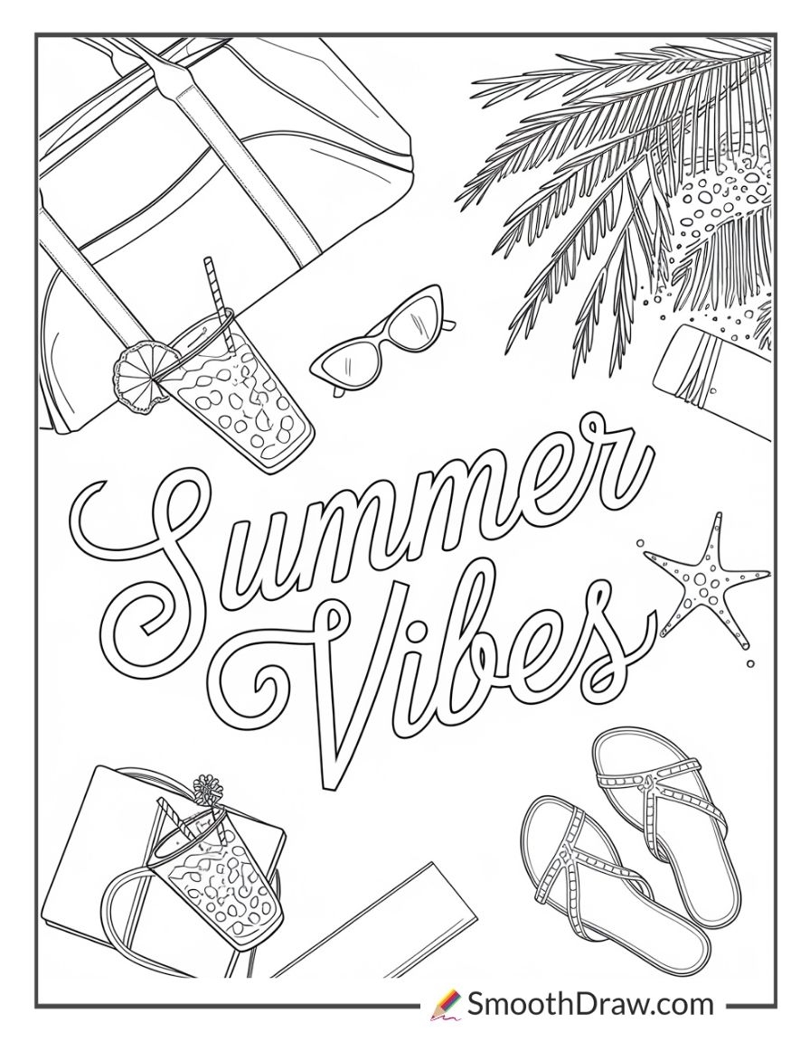 29 Summer Coloring Pages Smooth Draw 29 Summer Coloring Pages Smooth Draw