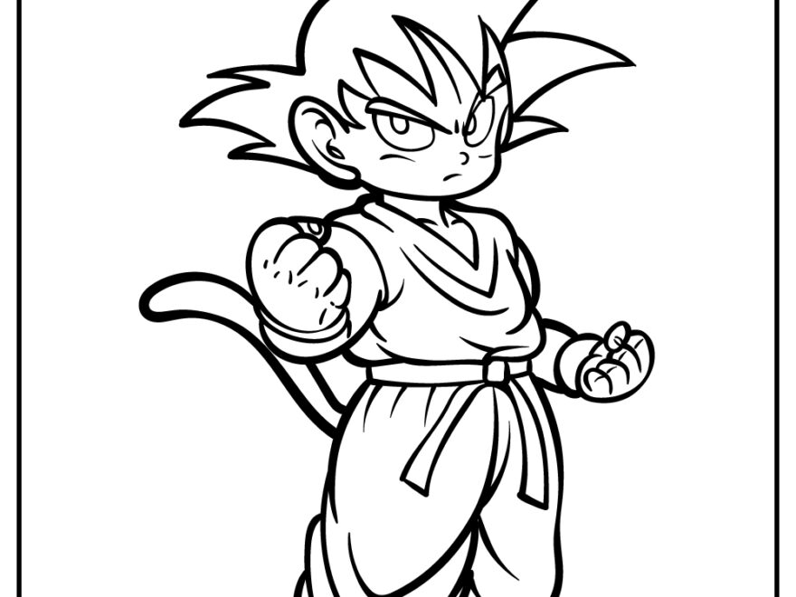 30 Dragon Ball Z Coloring Pages Free DBZ Fans Printable PDF