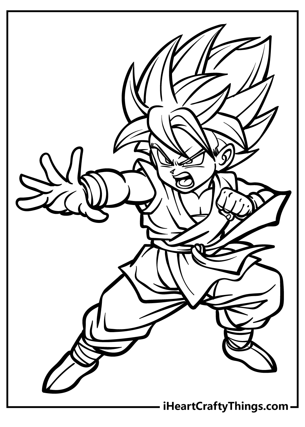 30 Goku Coloring Pages Easy Free PDF Printables For Kids 30 Goku Coloring Pages Easy Free PDF Printables For Kids