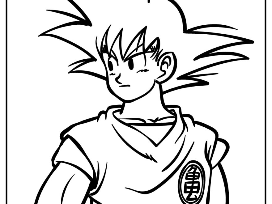 30 Goku Coloring Pages Easy Free PDF Printables For Kids