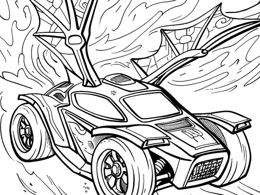 30 Hot Wheels Coloring Pages Free Sheets For Kids
