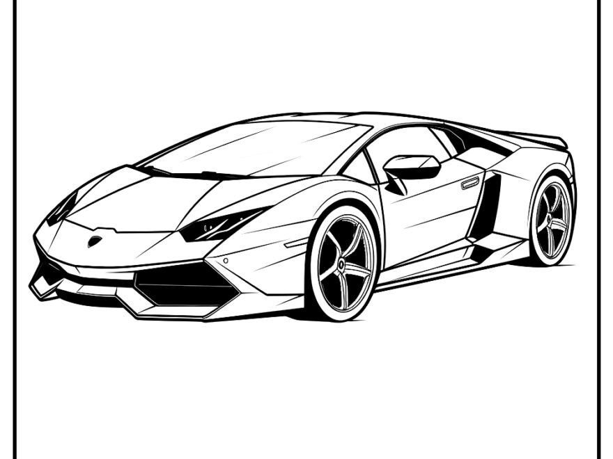 30 Lamborghini Coloring Pages 100 Free Printables