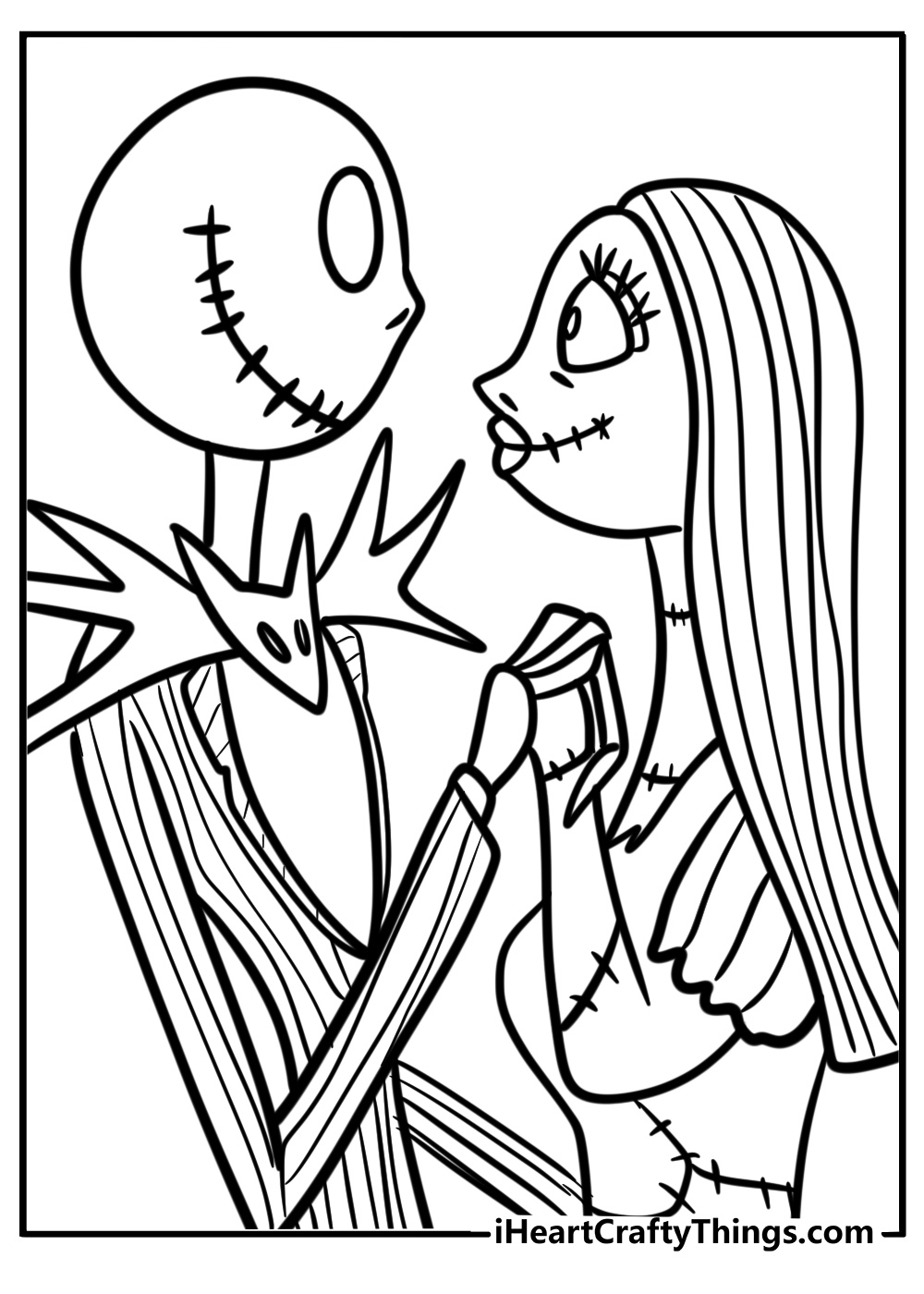 30 Nightmare Before Christmas Coloring Pages 100 Free To Print 