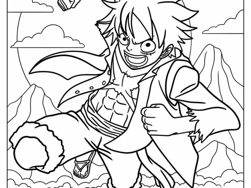 30 One Piece Coloring Pages Free PDF Printables
