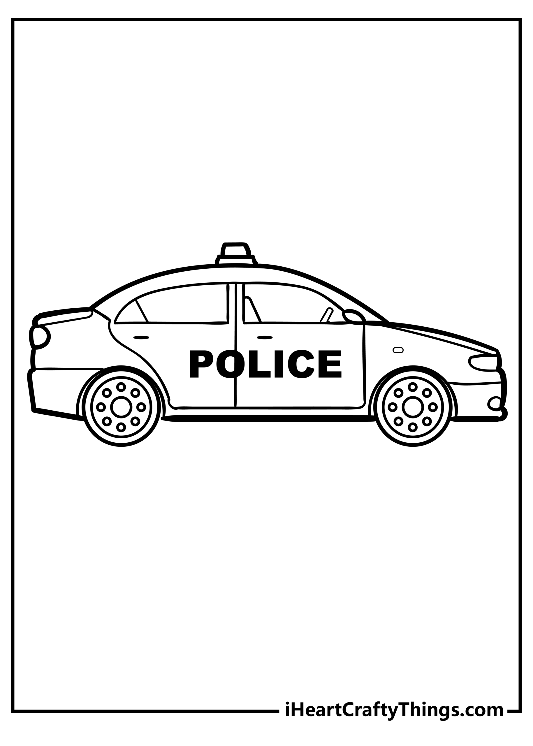 30 Police Car Coloring Pages 100 Free Printables 