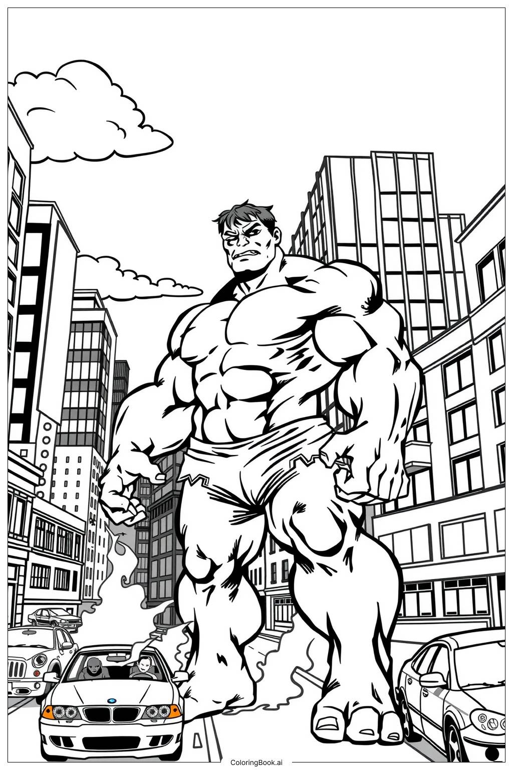 Hulk Printable Coloring Pages For Kids Hulk Printable Coloring Pages For Kids