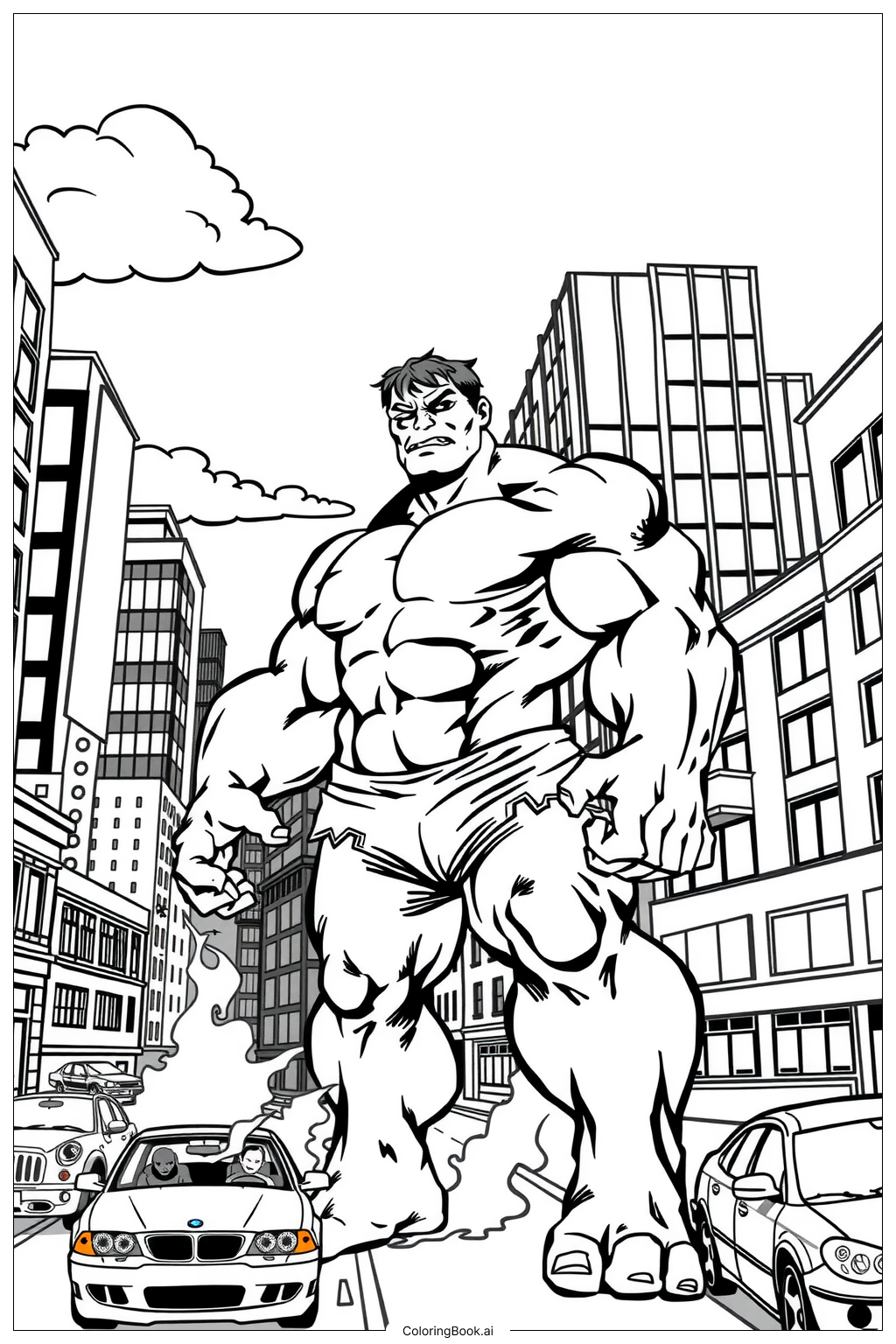 Hulk Minion Coloring Pages Hulk Minion Coloring Pages