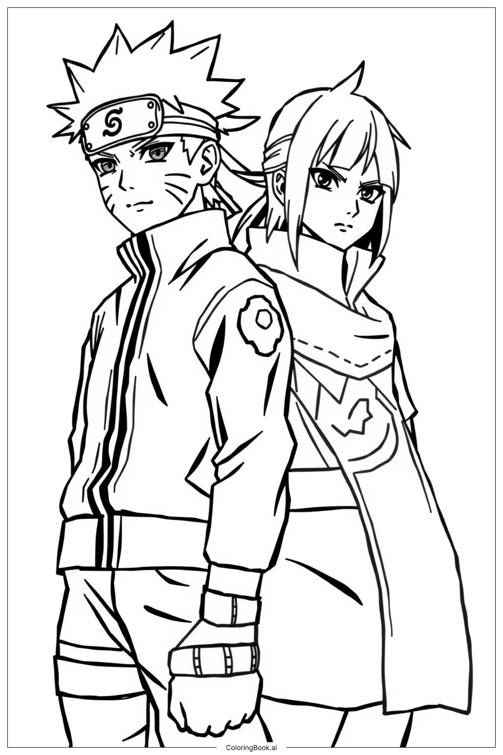 Anime Coloring Pages Naruto