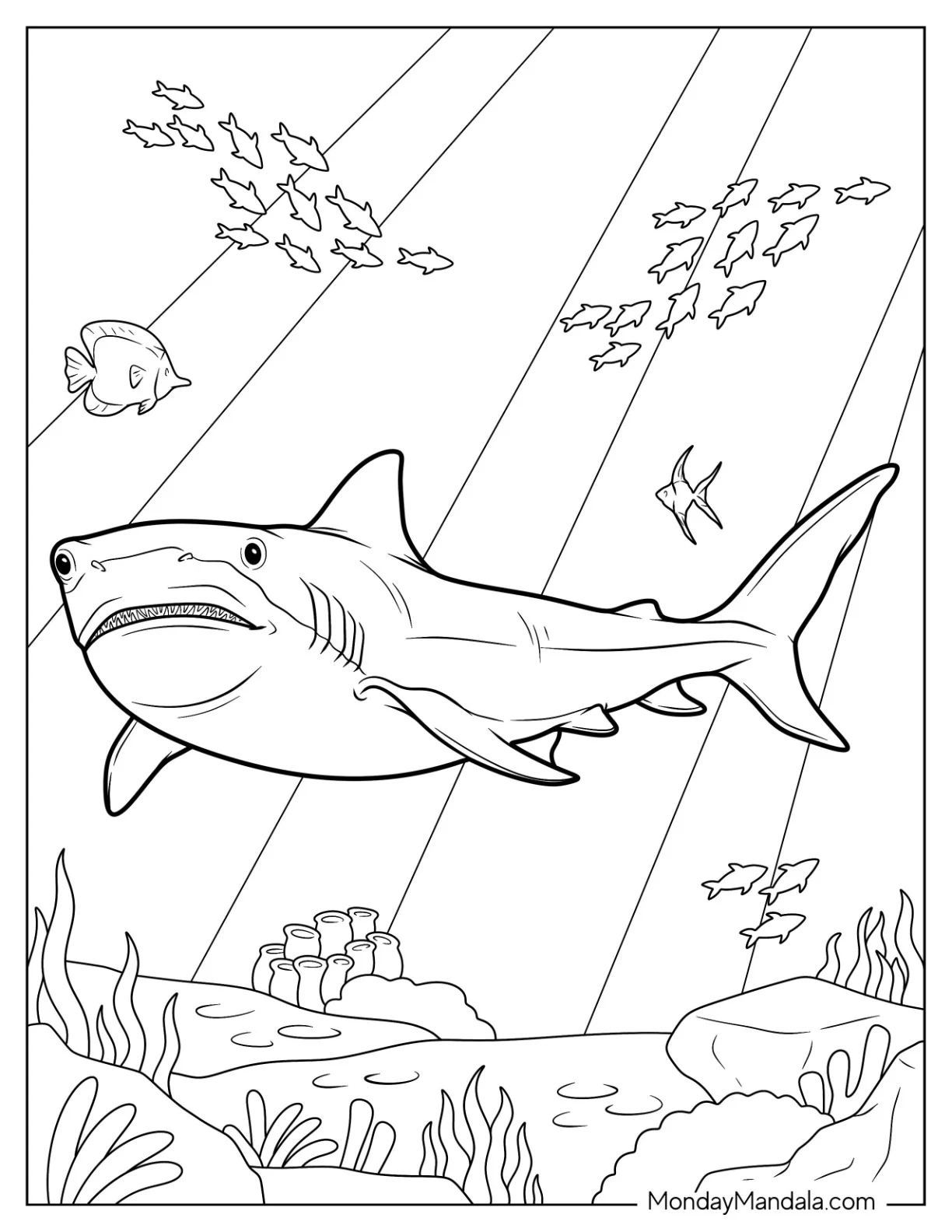 34 Shark Coloring Pages Free PDF Printables 34 Shark Coloring Pages Free PDF Printables