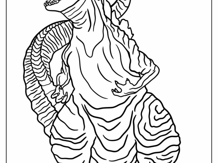 35 Godzilla Coloring Pages Free PDF Printables