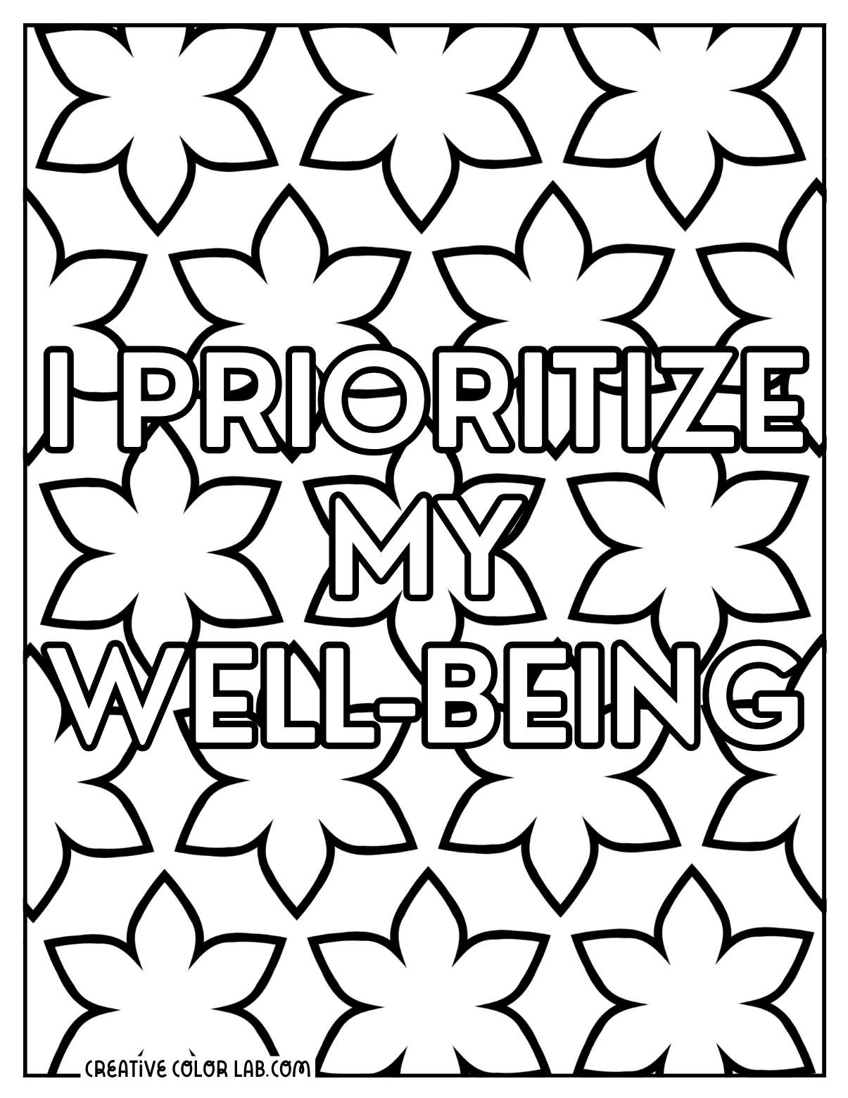 Affirmation Coloring Pages Simple Affirmation Coloring Pages Simple