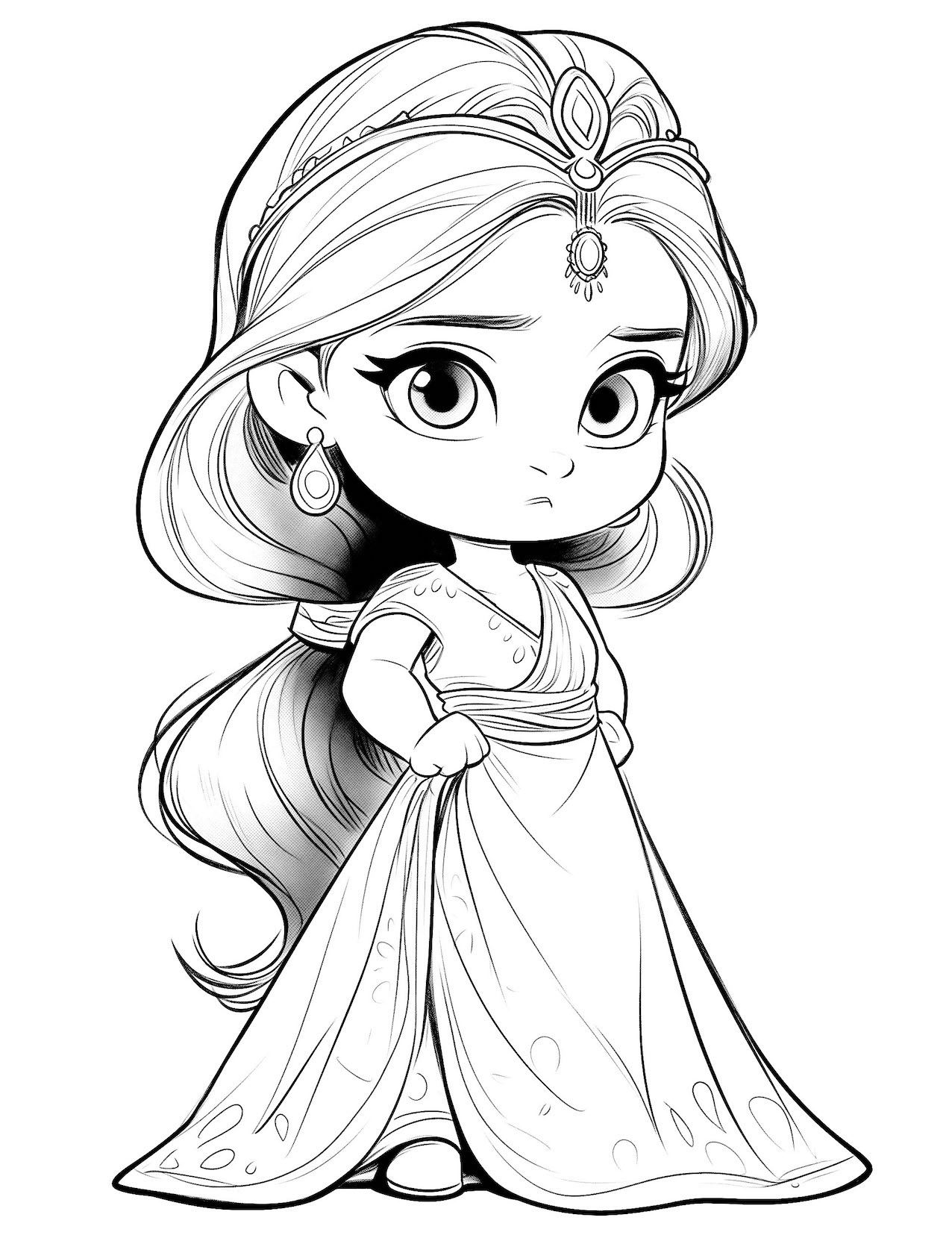 Coloring Pages Of Disney Characters As Babies
