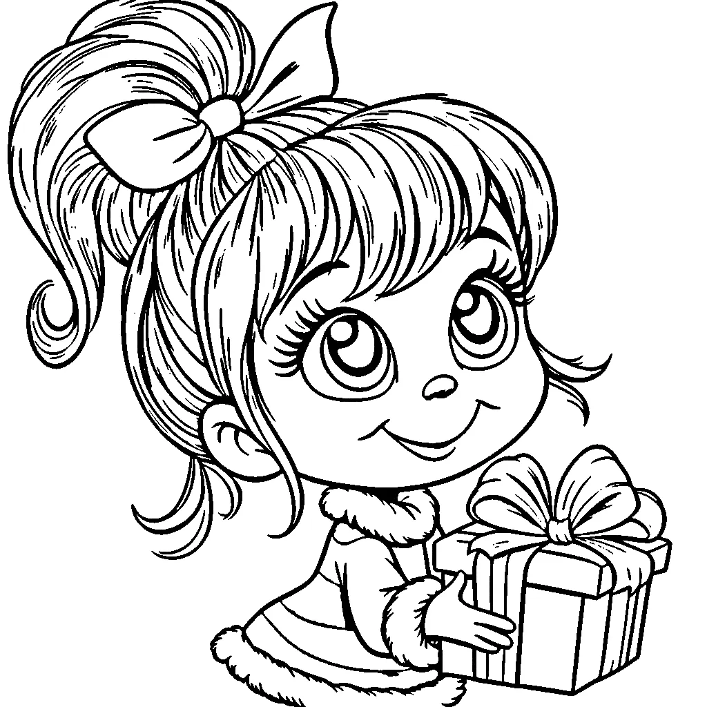 Cindy Lou Coloring Pages Cindy Lou Coloring Pages